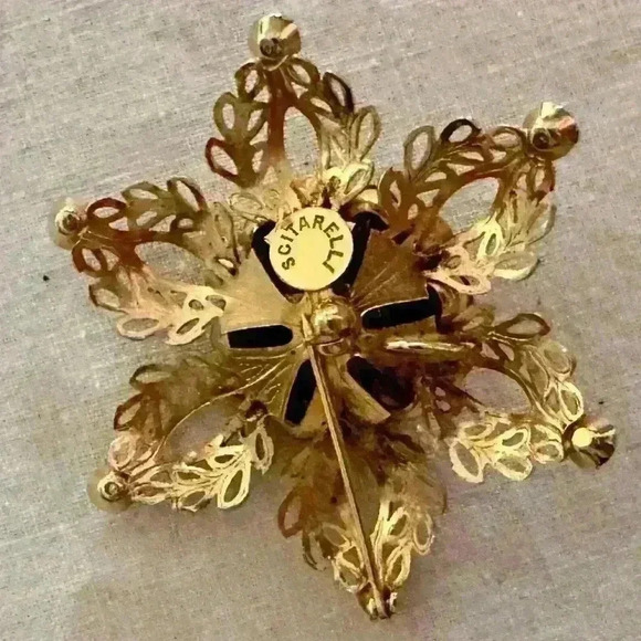 Vintage Scitarelli Brooch — Signed - Picture 3 of 7